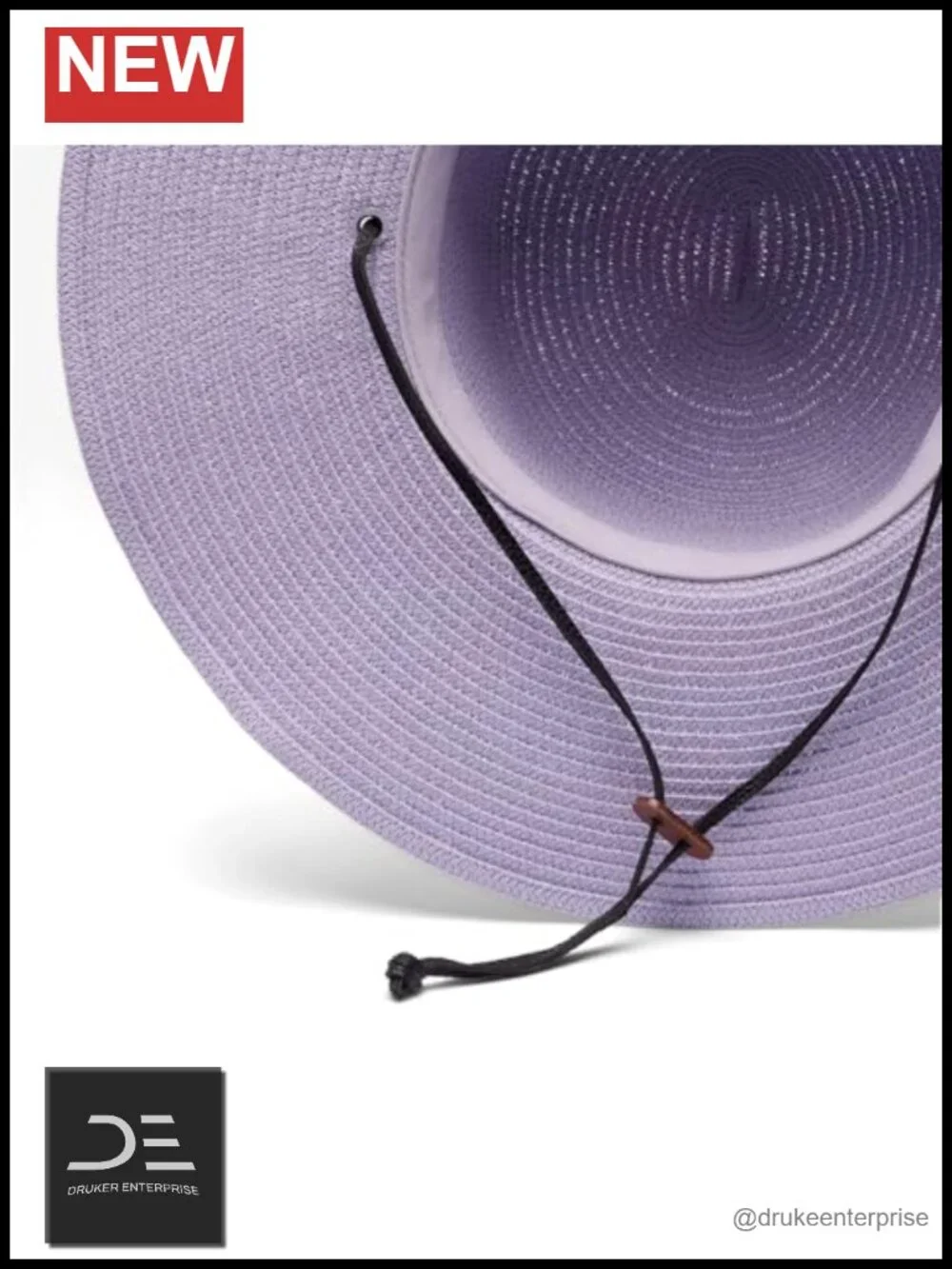 Packable Sun Hat with Adjustable Chin Strap